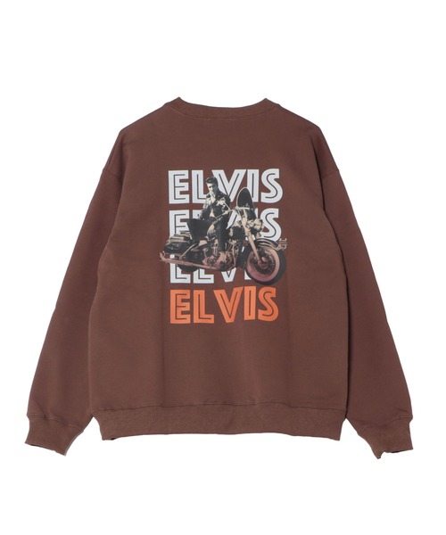 le cercle ADAM ET ROPE'(ルセルクルアダムエロペ)の「ELVIS PRESLEY アソートスウェット(スウェット・メンズ・チャコールグレー/ダークブラウン・L/M)」の4枚目の写真