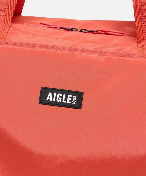 AIGLE（エーグル）の「撥水 ライト＆コンパクト トートバッグ 25L（トートバッグ・レディース・オレンジ/ホワイト/ダークネイビー・FREE）」の9枚目の写真
