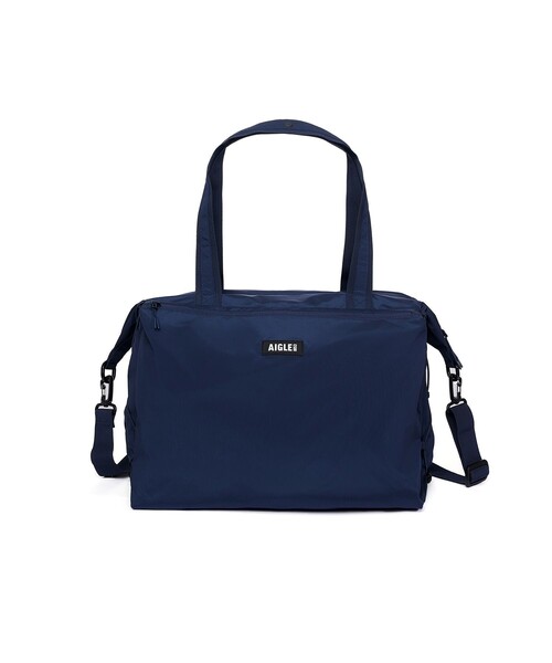 AIGLE（エーグル）の「撥水 ライト＆コンパクト トートバッグ 25L（トートバッグ・レディース・オレンジ/ホワイト/ダークネイビー・FREE）」の15枚目の写真