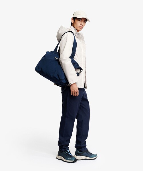 AIGLE（エーグル）の「撥水 ライト＆コンパクト トートバッグ 25L（トートバッグ・レディース・オレンジ/ホワイト/ダークネイビー・FREE）」の16枚目の写真