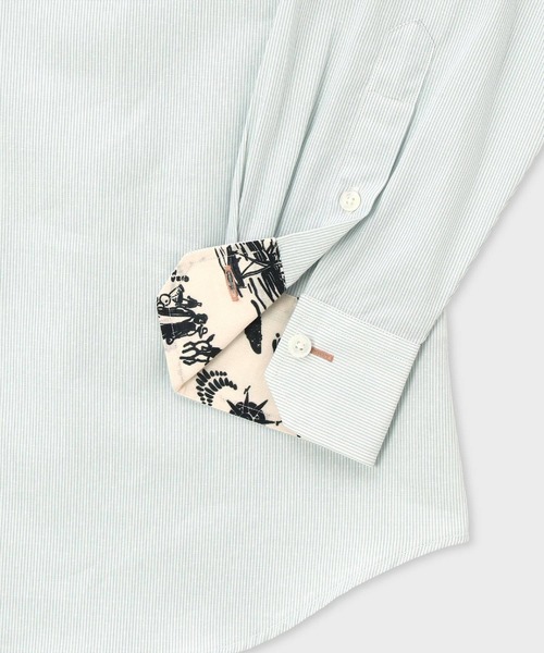 Paul Smith(ポールスミス)の「ミックスパターン ドレスシャツ / 163206 801PRX(ビジネスシャツ・メンズ・ブラウン/ライトグリーン/グレー・X-LARGE/LARGE/MEDIUM/SMALL)」の9枚目の写真