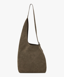 STUDIO TOMBOY（スタジオトムボーイ）の「スエードアンバランスバケットバッグ_ブラウン 9106270001（ショルダーバッグ）」