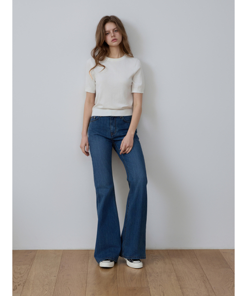CCOMA(コンマ)の「CMJ31 スリムヴィンテージフレアデニムパンツ(デニムパンツ・レディース・その他・SMALL/MEDIUM/LARGE)」の5枚目の写真