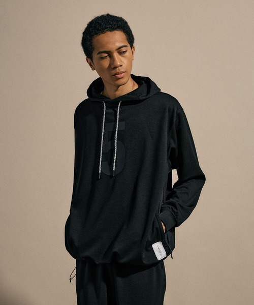 セール】[NUMERALS]MOLDED JERSEY HOODIE（パーカー）｜NUMERALS