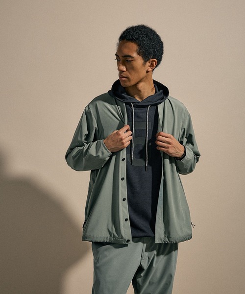 NUMERALS（ヌメラルズ）の「[NUMERALS]MOLDED JERSEY HOODIE（パーカー・メンズ・ネイビー/ブラック・MEDIUM/LARGE）」の18枚目の写真