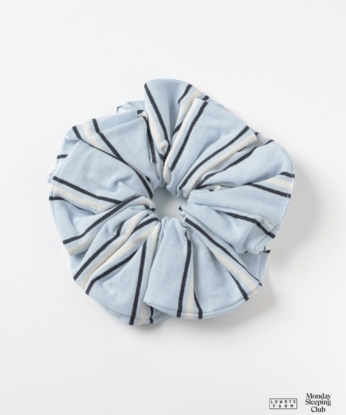 LOWRYS FARM(ローリーズファーム)の「Monday Sleeping Club BIGシュシュ 661518(シュシュ・レディース・ブルー/ブラウン/ネイビー・FREE)」の3枚目の写真