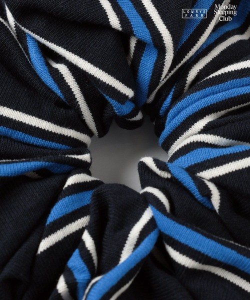 LOWRYS FARM(ローリーズファーム)の「Monday Sleeping Club BIGシュシュ 661518(シュシュ・レディース・ブルー/ブラウン/ネイビー・FREE)」の11枚目の写真