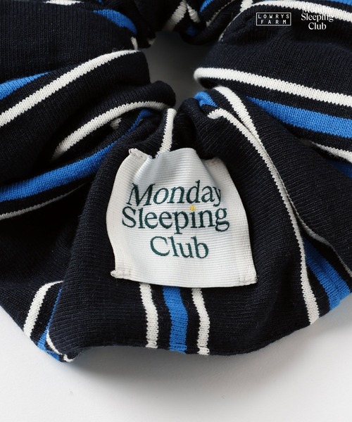 LOWRYS FARM(ローリーズファーム)の「Monday Sleeping Club BIGシュシュ 661518(シュシュ・レディース・ブルー/ブラウン/ネイビー・FREE)」の12枚目の写真