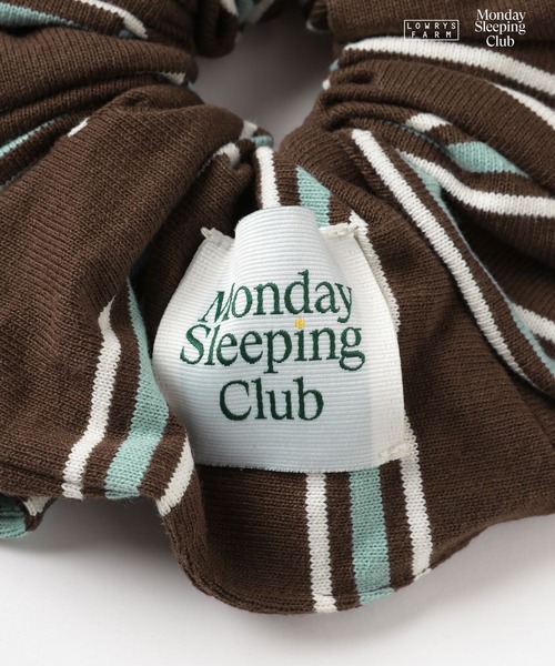 LOWRYS FARM(ローリーズファーム)の「Monday Sleeping Club BIGシュシュ 661518(シュシュ・レディース・ブルー/ブラウン/ネイビー・FREE)」の14枚目の写真