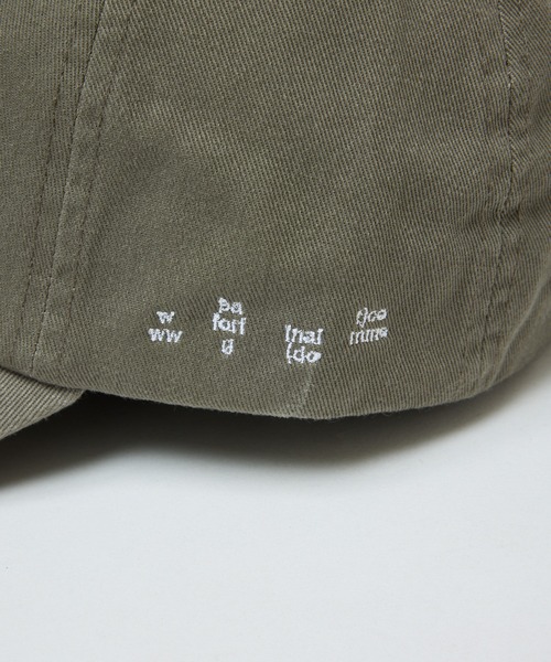 BAL（バル）の「COTTON 6-PANEL HAT（キャップ・メンズ・ブラック/グレー/ブラウン/グリーン・FREE）」の12枚目の写真