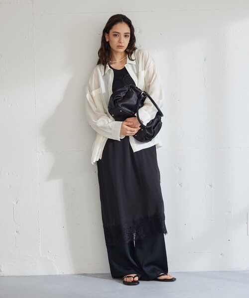 green label relaxing（グリーンレーベルリラクシング）の「【WEB限定】2WAY Wジップ ボストン バッグ はっ水（ボストンバッグ・レディース・オリーブ/ブラック/ネイビー・FREE）」の8枚目の写真