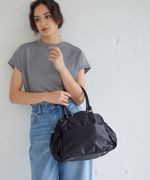 green label relaxing（グリーンレーベルリラクシング）の「【WEB限定】2WAY Wジップ ボストン バッグ はっ水（ボストンバッグ・レディース・オリーブ/ブラック/ネイビー・FREE）」の15枚目の写真