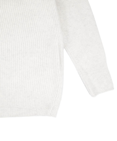 INNOCENT（イノセント）の「【SE1】【TREAT/トリート】 TR24308 RACCOON BOTTLENECK PO（Tシャツ/カットソー・レディース・ライトグレー/Black・38）」の18枚目の写真