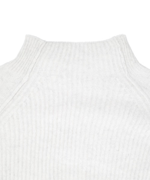 INNOCENT（イノセント）の「【SE1】【TREAT/トリート】 TR24308 RACCOON BOTTLENECK PO（Tシャツ/カットソー・レディース・ライトグレー/Black・38）」の7枚目の写真