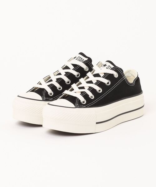 CONVERSE(コンバース)の「CONVERSE コンバース AS LIFTED OX オールスター リフテッド OX 31317410 BLACK(スニーカー・メンズ・ブラック・9h/9/8h/8/7h/7/6h/5h/5/4h/4/3h/10h)」の1枚目の写真