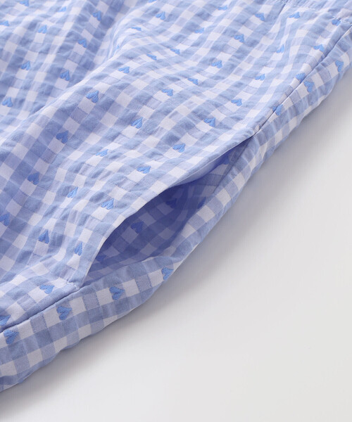 SLAP SLIP（スラップスリップ）の「【お揃い】ティアード襟付きチェック柄ワンピース(80~130cm)（ワンピース・キッズ・レッド系その他/ブルー系その他・110cm/100cm/90cm/80ｃｍ/120cm/130cm）」の17枚目の写真