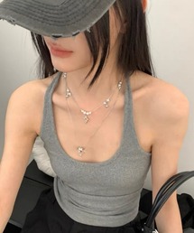 Vipoa（ヴィポア）の「デザイン2連チェーンネックレス（ネックレス）」