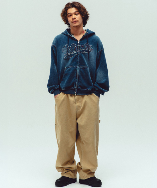 WKNDRS（ウィーキャンドース）の「DRAGGY WORK PANTS (BEIGE)（デニムパンツ・レディース・その他・SMALL/MEDIUM/LARGE/X-LARGE）」の7枚目の写真