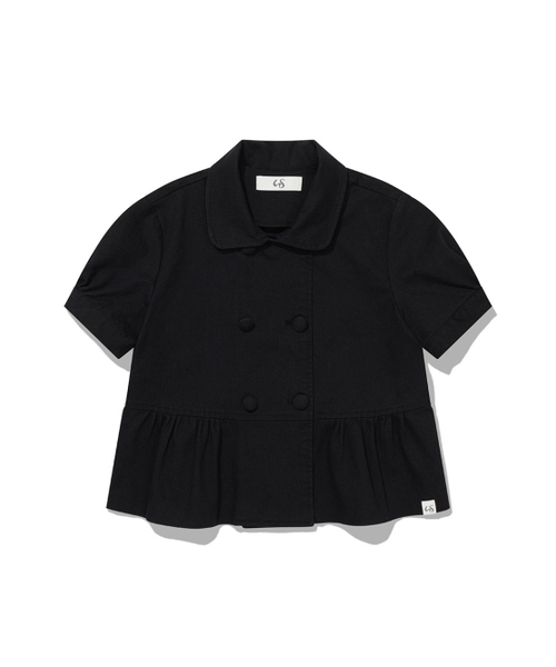UGLY SHADOW（アグリーシャドウ）の「DOUBLE BLOUSE JACKET(BLACK)（シャツ/ブラウス・レディース・その他・FREE）」の3枚目の写真