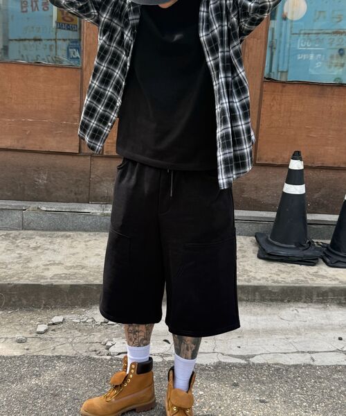 TOFFEE(トフィー)の「ダブルニスウェットバミューダパンツ(ブラック)(その他パンツ・メンズ・その他・SMALL/MEDIUM/LARGE/X-LARGE)」の12枚目の写真
