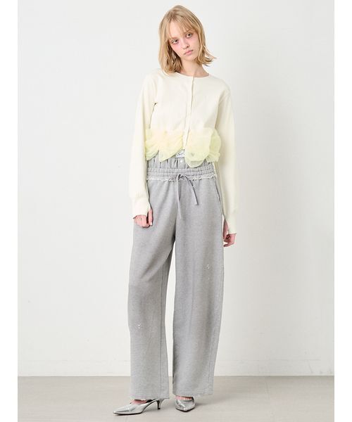 SORIN チュールデコレート カーディガン SORIN（ソリン ）の「Tulle Decorated Cardigan/チュールデコレート
