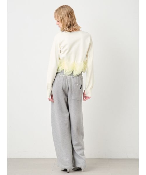 SORIN（ソリン ）の「Tulle Decorated Cardigan/チュールデコレート