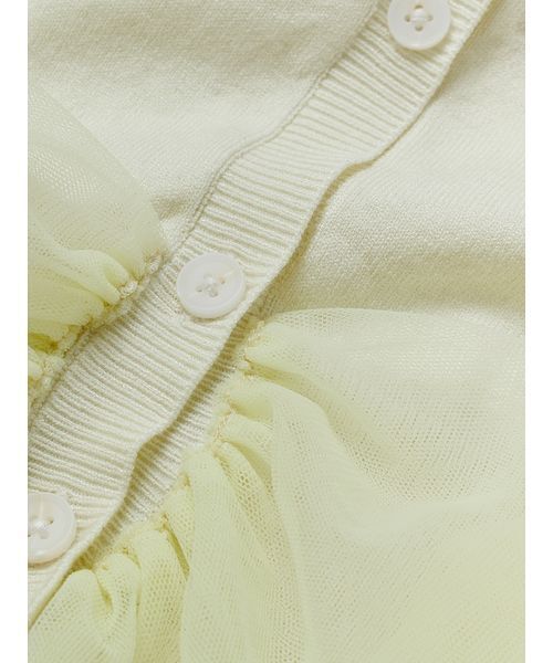 SORIN チュールデコレート カーディガン SORIN（ソリン ）の「Tulle Decorated Cardigan/チュールデコレート