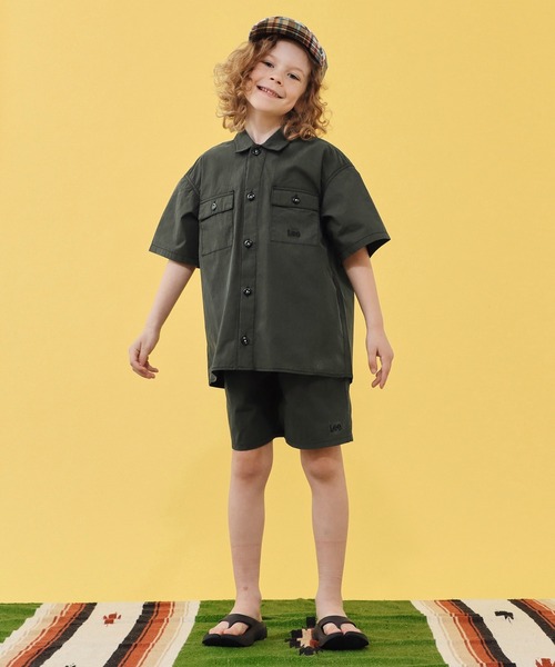 Lee（リー）の「Lee/リー【110-160cm】キッズ フィールドシャツ（シャツ/ブラウス・キッズ・ブラック/ブルー/ストライプ・110/150/130）」の11枚目の写真