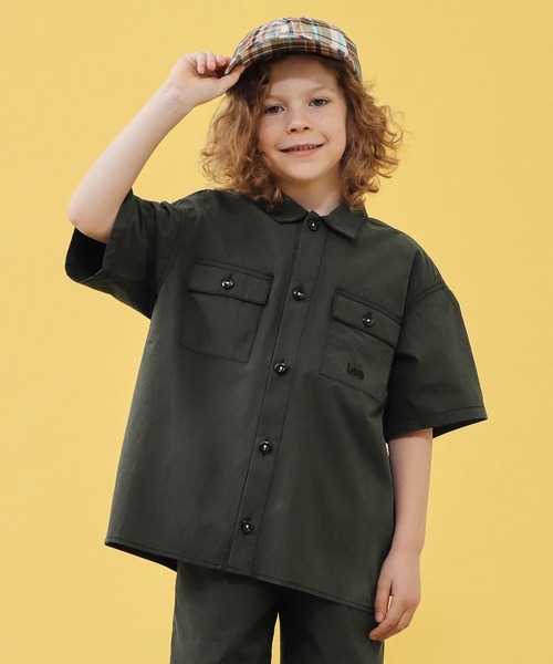Lee（リー）の「Lee/リー【110-160cm】キッズ フィールドシャツ（シャツ/ブラウス・キッズ・ブラック/ブルー/ストライプ・110/150/130）」の12枚目の写真