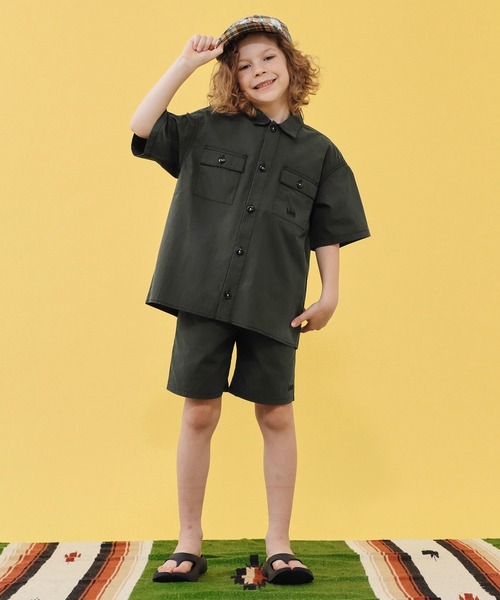 Lee（リー）の「Lee/リー【110-160cm】キッズ フィールドシャツ（シャツ/ブラウス・キッズ・ブラック/ブルー/ストライプ・110/150/130）」の17枚目の写真