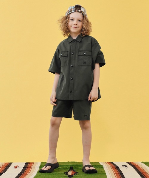 Lee（リー）の「Lee/リー【110-160cm】キッズ フィールドシャツ（シャツ/ブラウス・キッズ・ブラック/ブルー/ストライプ・110/150/130）」の19枚目の写真