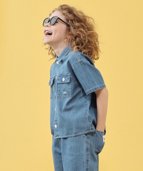 Lee（リー）の「Lee/リー【110-160cm】キッズ フィールドシャツ（シャツ/ブラウス・キッズ・ブラック/ブルー/ストライプ・110/150/130）」の22枚目の写真