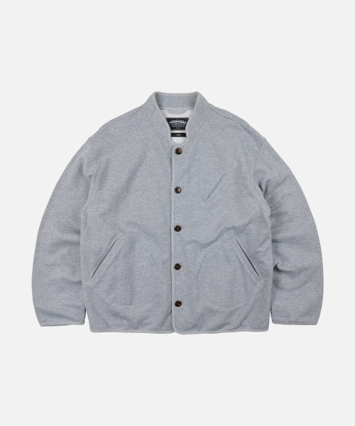 VARSITY свитшот-кардиган — серый