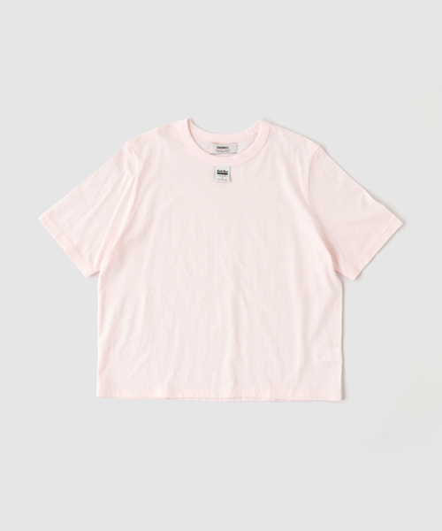 DAIRIKU(ダイリク)の「DAIRIKU / ダイリク "Ripley" Fancy Dobby H-S Tag Tee(Tシャツ/カットソー・メンズ・ブラック/ピンク・MEDIUM/SMALL/LARGE)」の1枚目の写真