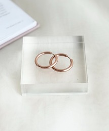 シンプルフープピアス