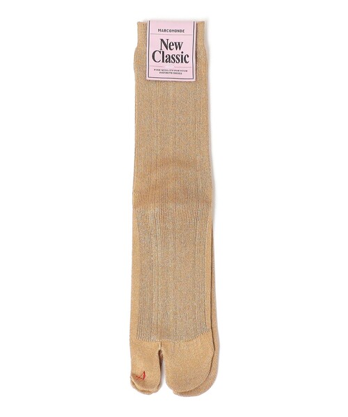 MARCOMONDE(マルコモンド)の「MARCOMONDE:グリッター 足袋 ソックス(ソックス/靴下・レディース・ゴールド/シルバー・ONE SIZE)」の2枚目の写真