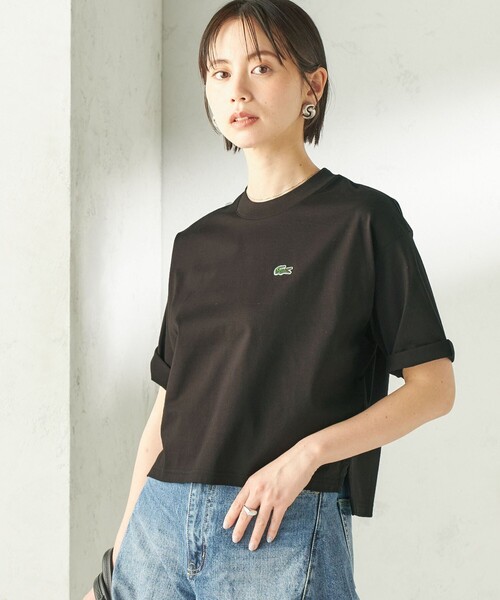 SHIPS別注】LACOSTE:〈手洗い可能〉五分袖 TEE（Tシャツ/カットソー