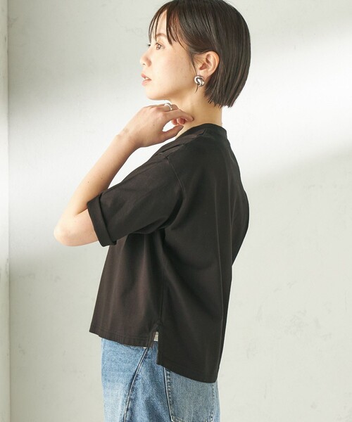 SHIPS別注】LACOSTE:〈手洗い可能〉五分袖 TEE（Tシャツ/カットソー