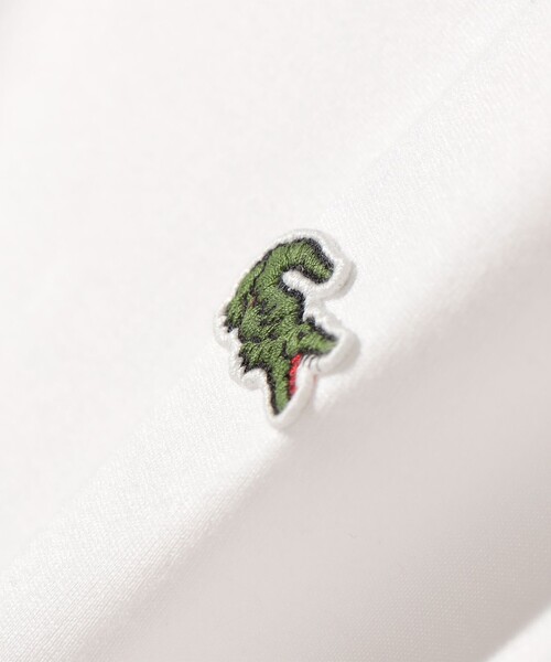 LACOSTE（ラコステ）の「【SHIPS別注】LACOSTE:〈手洗い可能〉五分袖 TEE（Tシャツ/カットソー・レディース・ホワイト/ブラック/ブラウン/ピンク・SMALL/MEDIUM）」の14枚目の写真