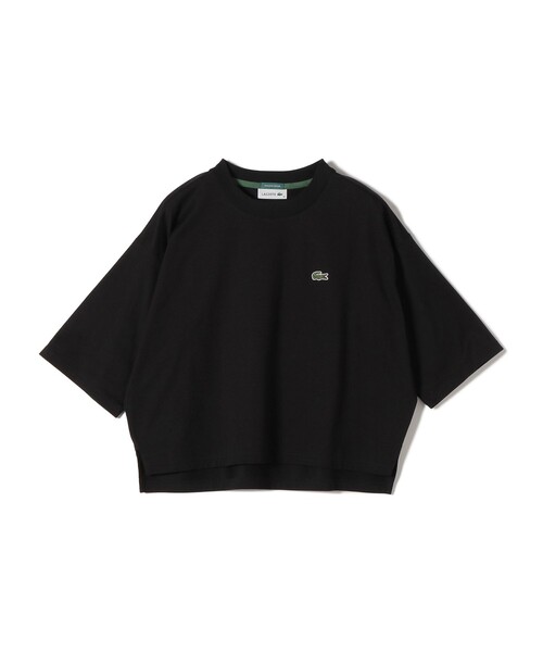 ラコステ トップス SHIPS別注】LACOSTE:〈手洗い可能〉五分袖 TEE（Tシャツ/カットソー