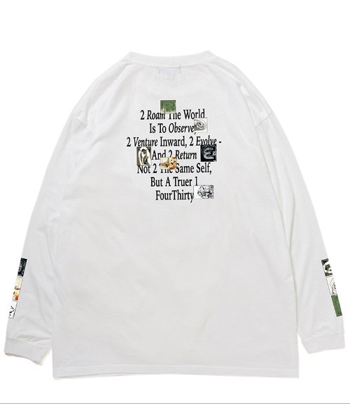 430（フォーサーティ）の「mlt5654- AF R O V E R 2 L-S TEE カットソー(26-129)（Tシャツ/カットソー・メンズ・ブラック系その他/アッシュ/サックスブルー/ブラック/ネイビー/グリーン/ホワイト・1/0/3/2）」の2枚目の写真