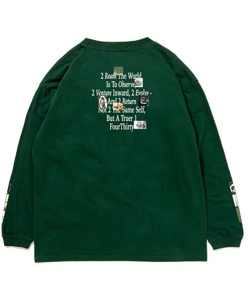 430（フォーサーティ）の「mlt5654- AF R O V E R 2 L-S TEE カットソー(26-129)（Tシャツ/カットソー・メンズ・ブラック系その他/アッシュ/サックスブルー/ブラック/ネイビー/グリーン/ホワイト・1/0/3/2）」の5枚目の写真