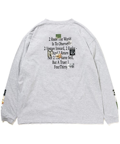 430（フォーサーティ）の「mlt5654- AF R O V E R 2 L-S TEE カットソー(26-129)（Tシャツ/カットソー・メンズ・ブラック系その他/アッシュ/サックスブルー/ブラック/ネイビー/グリーン/ホワイト・1/0/3/2）」の4枚目の写真