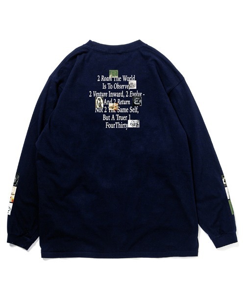 430（フォーサーティ）の「mlt5654- AF R O V E R 2 L-S TEE カットソー(26-129)（Tシャツ/カットソー・メンズ・ブラック系その他/アッシュ/サックスブルー/ブラック/ネイビー/グリーン/ホワイト・1/0/3/2）」の13枚目の写真