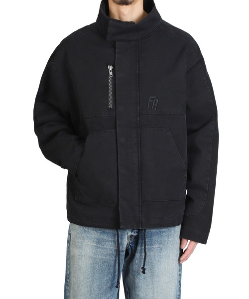 FUCKING AWESOME（ファッキングオーサム）の「FUCKING AWESOME / ファッキンオーサム：Waxed Puffer Jacket：FA-WPJ[WAX]（ダウンジャケット/コート・メンズ・ブラック・L）」の11枚目の写真
