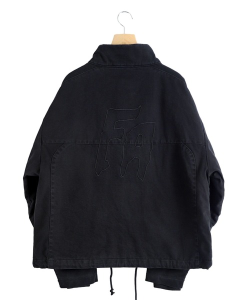FUCKING AWESOME（ファッキングオーサム）の「FUCKING AWESOME / ファッキンオーサム：Waxed Puffer Jacket：FA-WPJ[WAX]（ダウンジャケット/コート・メンズ・ブラック・L）」の2枚目の写真