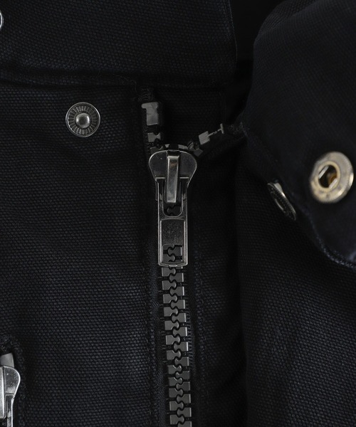 FUCKING AWESOME（ファッキングオーサム）の「FUCKING AWESOME / ファッキンオーサム：Waxed Puffer Jacket：FA-WPJ[WAX]（ダウンジャケット/コート・メンズ・ブラック・L）」の6枚目の写真