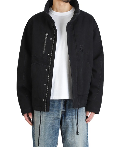 FUCKING AWESOME（ファッキングオーサム）の「FUCKING AWESOME / ファッキンオーサム：Waxed Puffer Jacket：FA-WPJ[WAX]（ダウンジャケット/コート・メンズ・ブラック・L）」の13枚目の写真