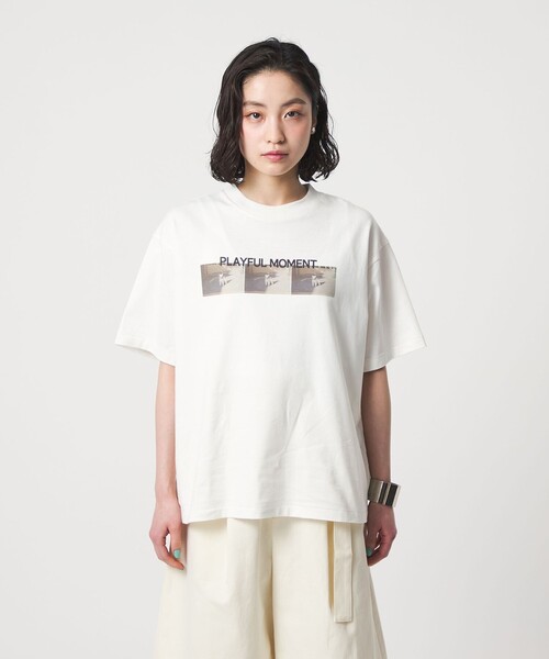 CITEN(シテン)の「<CITEN>フォトT(Tシャツ/カットソー・レディース・ブラック/その他3/その他1・FREE)」の6枚目の写真