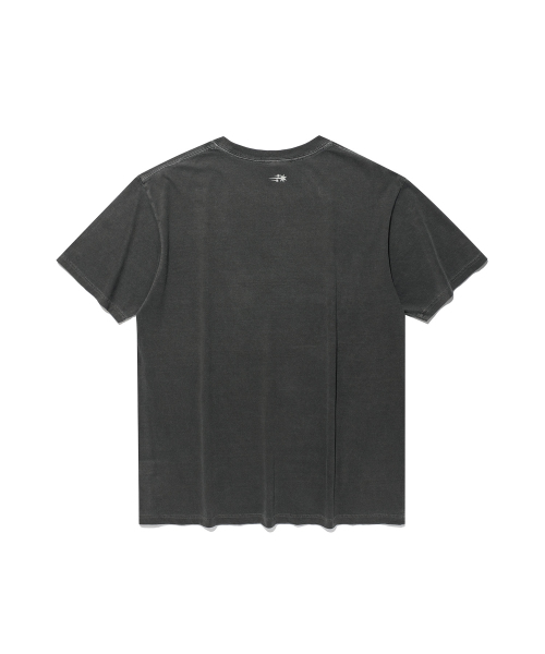 NICE GHOST CLUB（ナイスゴーストクラブ）の「TORNADO LOGO PIGMENT TEE_CHARCOAL(NG2GMUT500A)（Tシャツ/カットソー・レディース・チャコール・SMALL/MEDIUM/LARGE）」の3枚目の写真